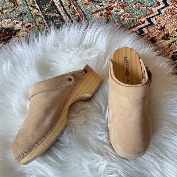Lands' End Shoes Classic Wood Leather Clogs Poshmark